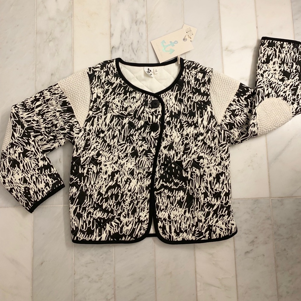 NWT Noe and Zoe Berlin Jacket — Black and White